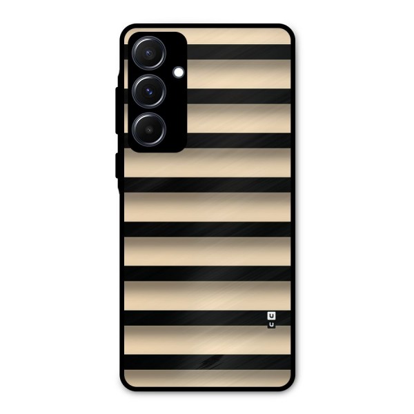 Shadow Stripes Metal Back Case for Galaxy A55