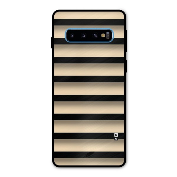 Shadow Stripes Metal Back Case for Galaxy S10