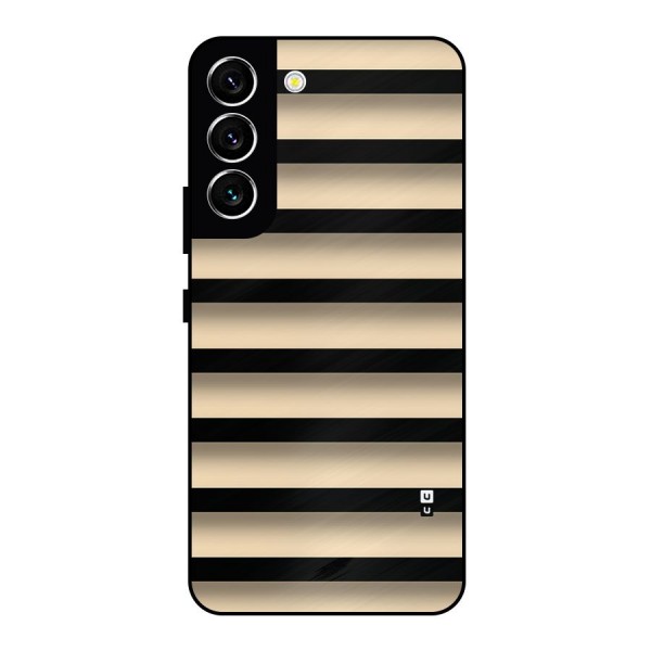 Shadow Stripes Metal Back Case for Galaxy S22 5G