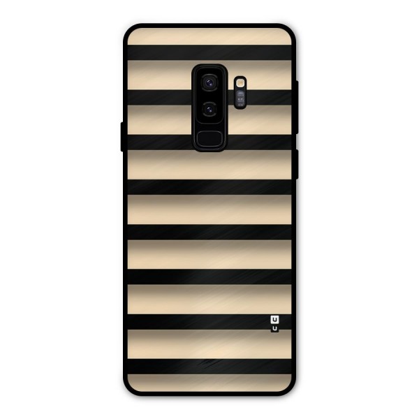 Shadow Stripes Metal Back Case for Galaxy S9 Plus