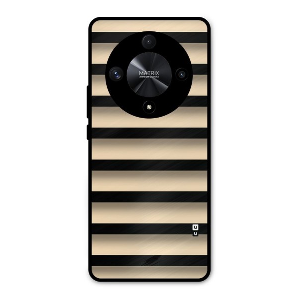 Shadow Stripes Metal Back Case for Honor X9b