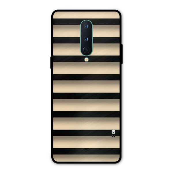 Shadow Stripes Metal Back Case for OnePlus 8