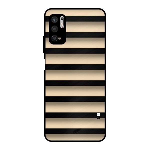 Shadow Stripes Metal Back Case for Poco M3 Pro 5G