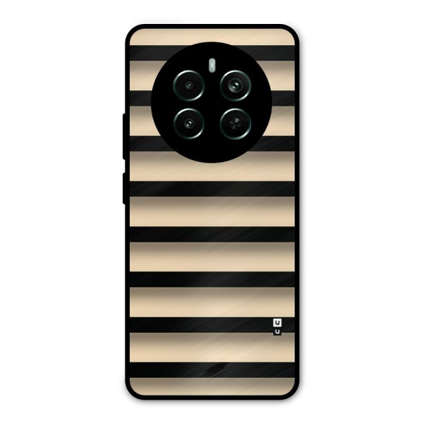 Shadow Stripes Metal Back Case for Realme 12 Pro Plus