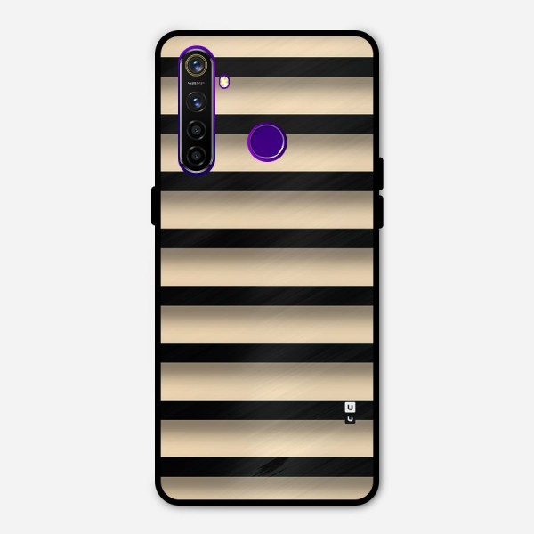 Shadow Stripes Metal Back Case for Realme 5 Pro