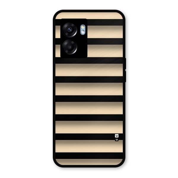 Shadow Stripes Metal Back Case for Realme Narzo 50 5G