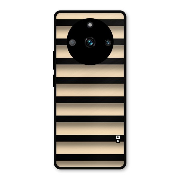 Shadow Stripes Metal Back Case for Realme Narzo 60 Pro