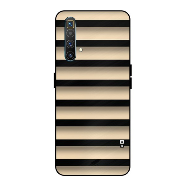 Shadow Stripes Metal Back Case for Realme X3 SuperZoom