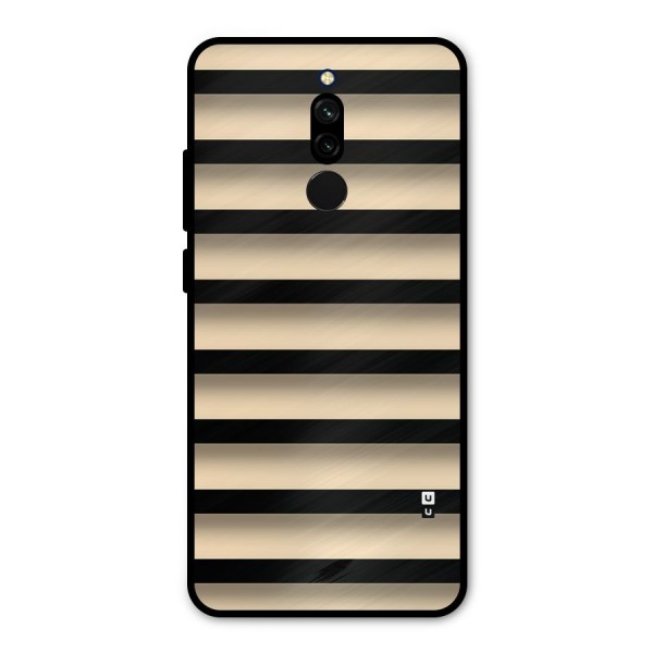 Shadow Stripes Metal Back Case for Redmi 8