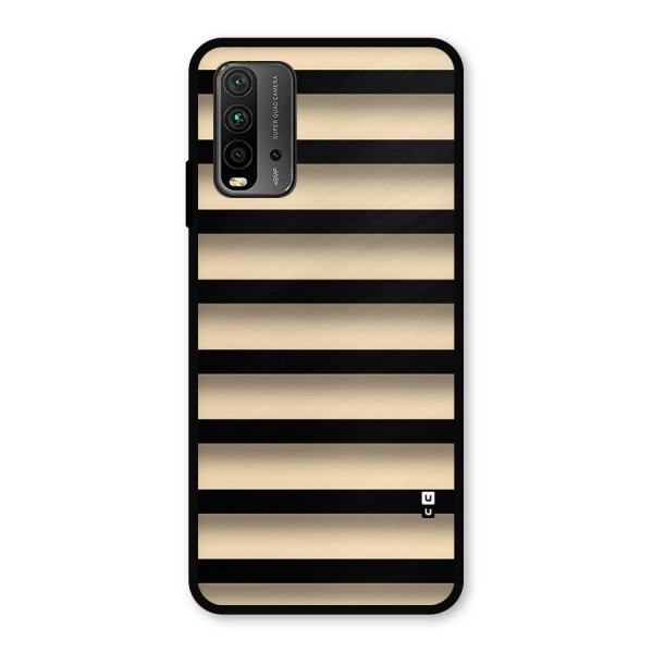 Shadow Stripes Metal Back Case for Redmi 9 Power