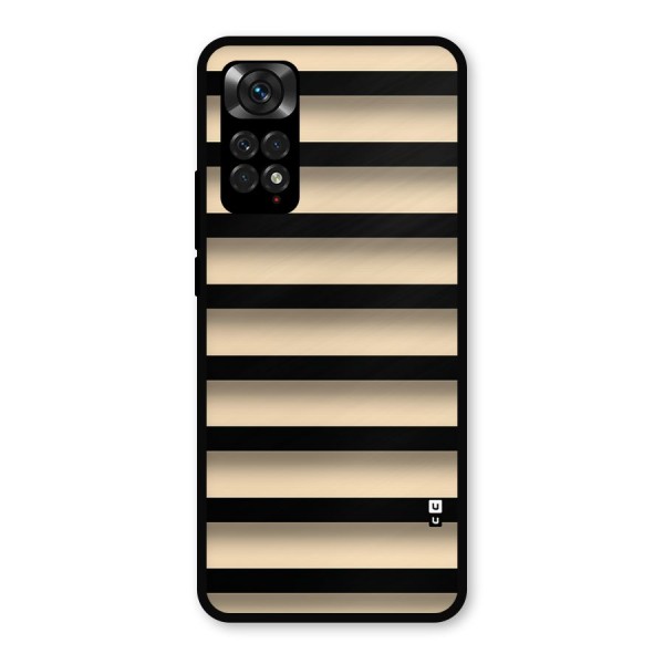 Shadow Stripes Metal Back Case for Redmi Note 11