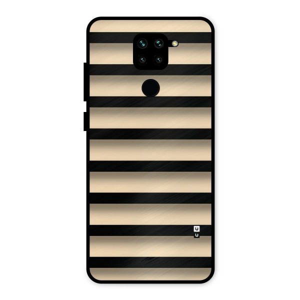 Shadow Stripes Metal Back Case for Redmi Note 9