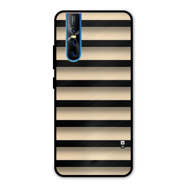 Shadow Stripes Metal Back Case for Vivo V15 Pro