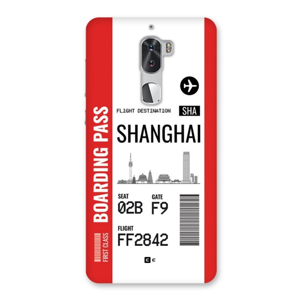 Shanghai Boarding Pass Back Case for Coolpad Cool 1