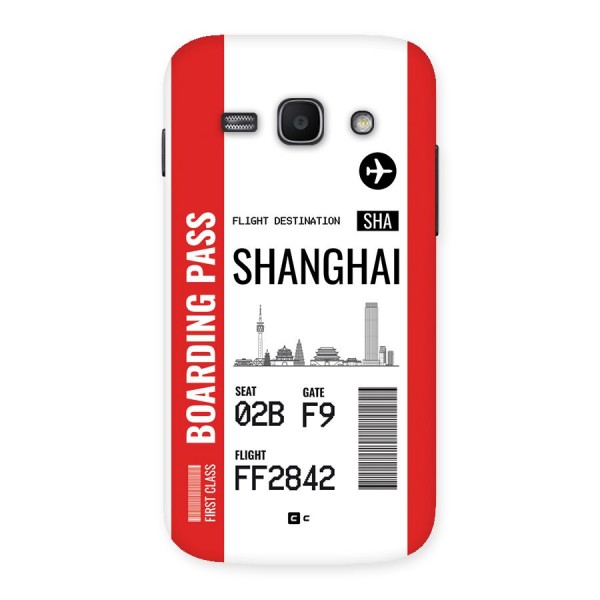 Shanghai Boarding Pass Back Case for Galaxy Ace3