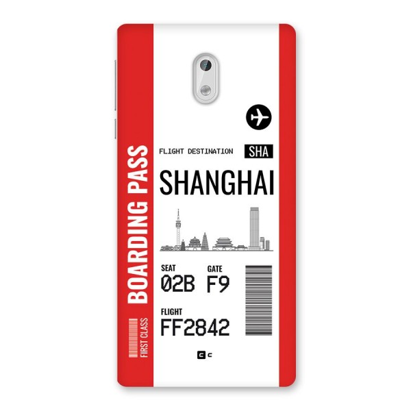 Shanghai Boarding Pass Back Case for Nokia 3