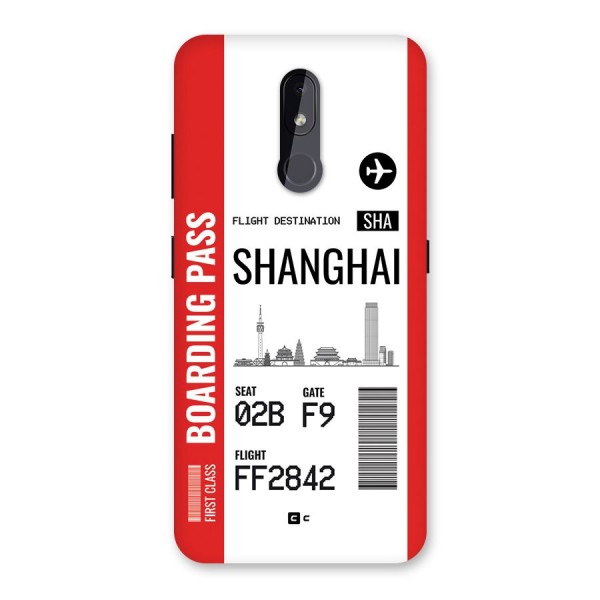 Shanghai Boarding Pass Back Case for Nokia 3.2