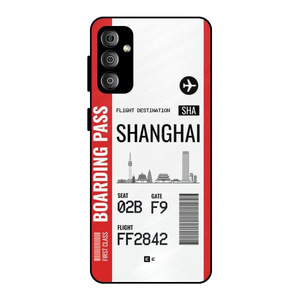 Shanghai Boarding Pass Metal Back Case for Galaxy F23