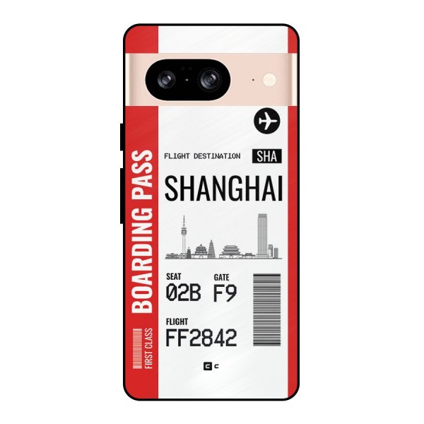 Shanghai Boarding Pass Metal Back Case for Google Pixel 8