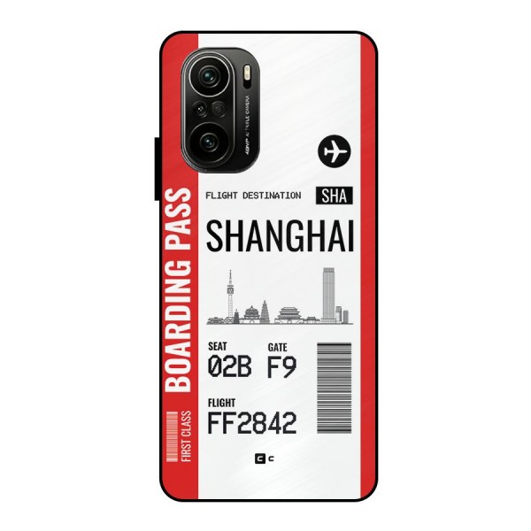 Shanghai Boarding Pass Metal Back Case for Mi 11X Pro