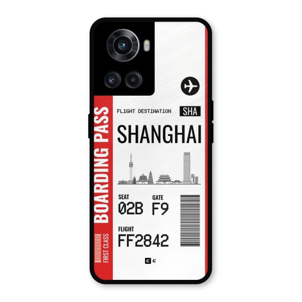 Shanghai Boarding Pass Metal Back Case for OnePlus 10R