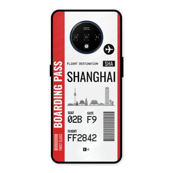 Shanghai Boarding Pass Metal Back Case for OnePlus 7T