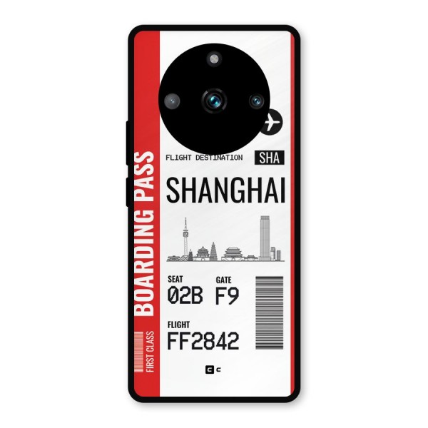 Shanghai Boarding Pass Metal Back Case for Realme 11 Pro