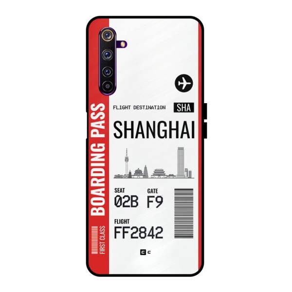 Shanghai Boarding Pass Metal Back Case for Realme 6 Pro