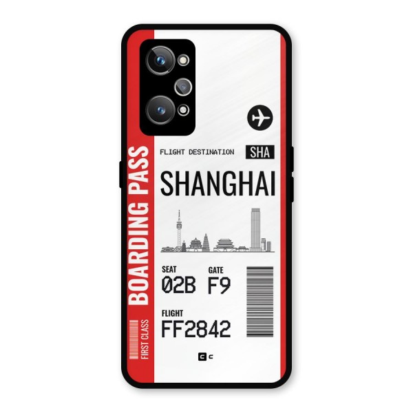 Shanghai Boarding Pass Metal Back Case for Realme GT 2