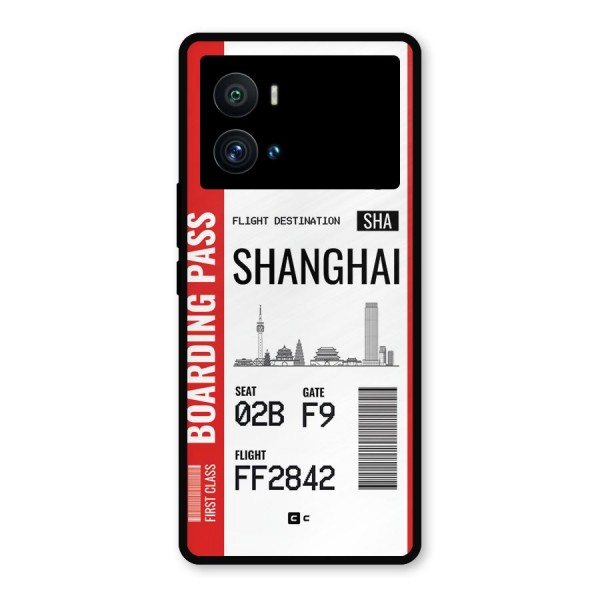 Shanghai Boarding Pass Metal Back Case for iQOO 9 Pro