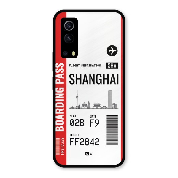 Shanghai Boarding Pass Metal Back Case for iQOO Z3