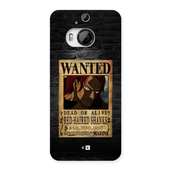 Shanks Wanted Back Case for HTC One M9 Plus