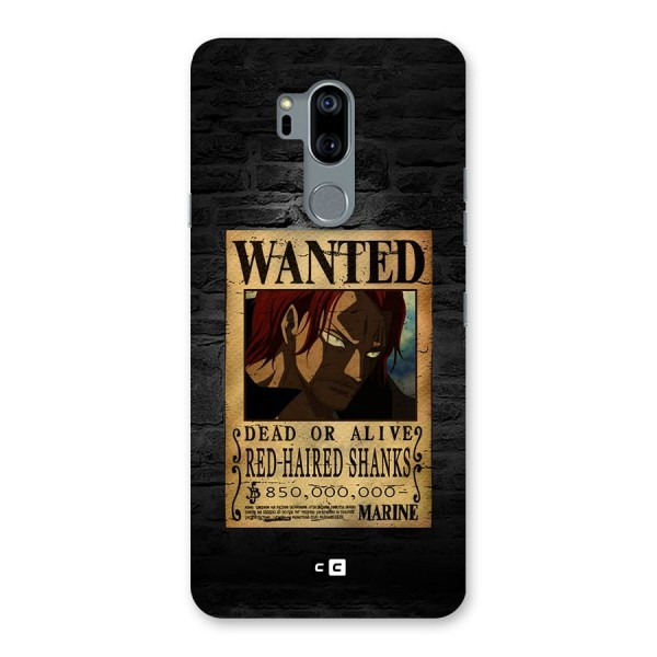 Shanks Wanted Back Case for LG G7