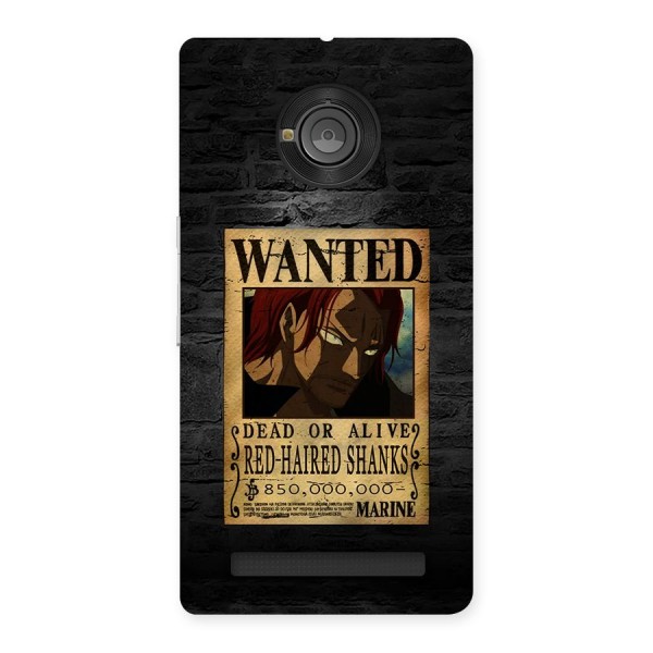 Shanks Wanted Back Case for Yuphoria