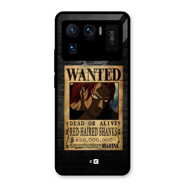 Shanks Wanted Glass Back Case for Mi 11 Ultra