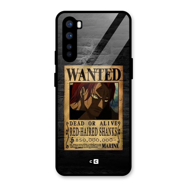 Shanks Wanted Glass Back Case for OnePlus Nord