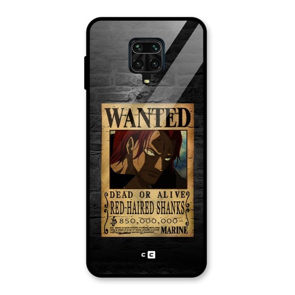 Shanks Wanted Glass Back Case for Redmi Note 10 Lite