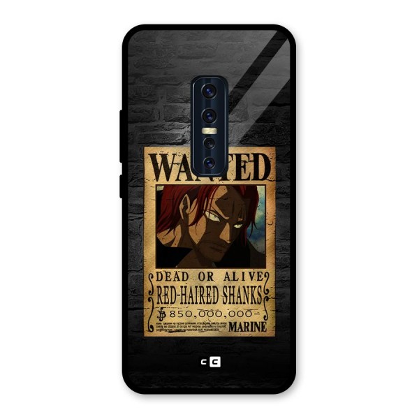 Shanks Wanted Glass Back Case for Vivo V17 Pro