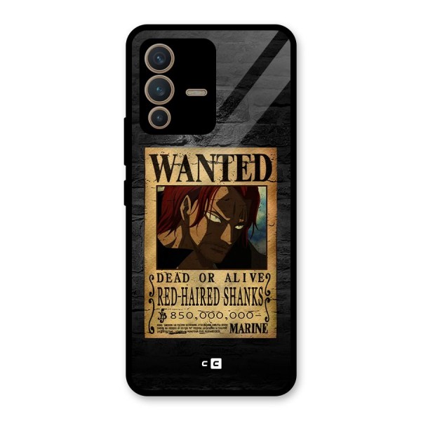 Shanks Wanted Glass Back Case for Vivo V23 5G