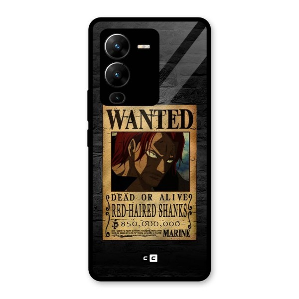 Shanks Wanted Glass Back Case for Vivo V25 Pro