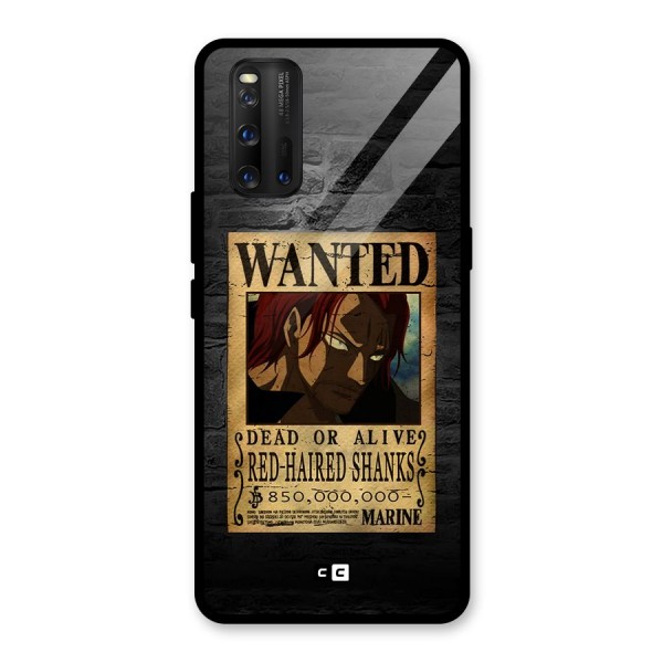 Shanks Wanted Glass Back Case for Vivo iQOO 3