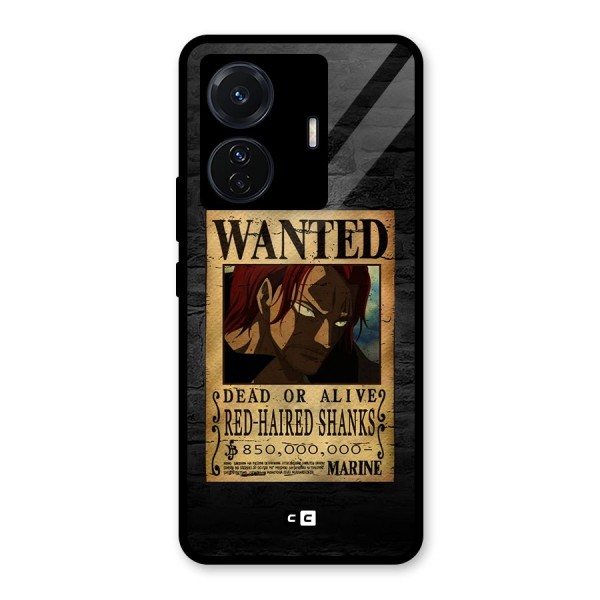 Shanks Wanted Glass Back Case for Vivo iQOO Z6 Pro