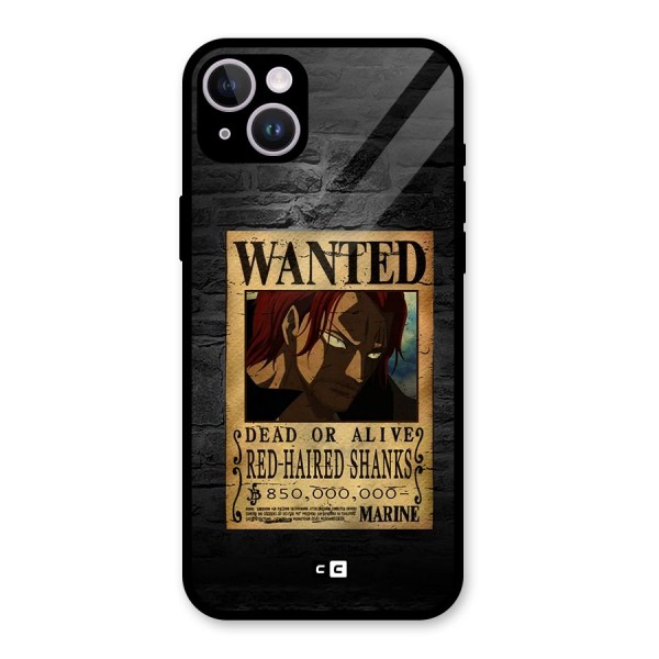 Shanks Wanted Glass Back Case for iPhone 14 Plus