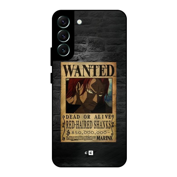 Shanks Wanted Metal Back Case for Galaxy S22 Plus 5G