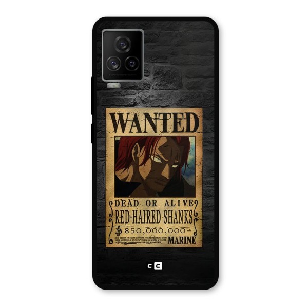 Shanks Wanted Metal Back Case for iQOO 7 Legend 5G