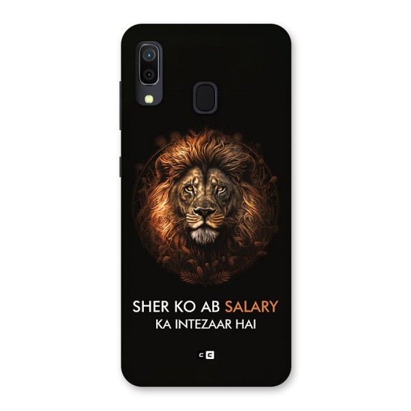 Sher On Salary Back Case for Galaxy A30