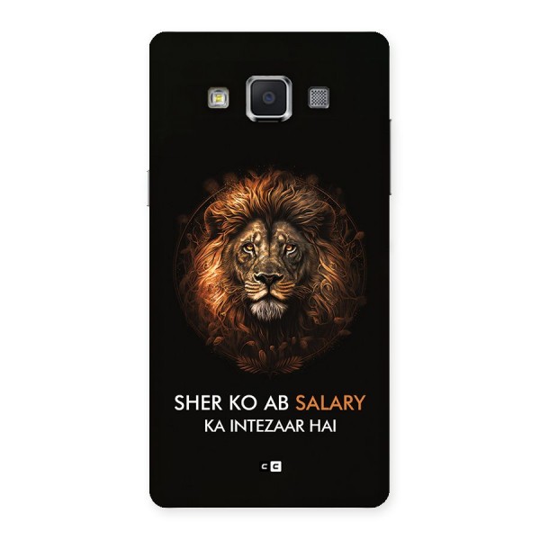 Sher On Salary Back Case for Galaxy A5