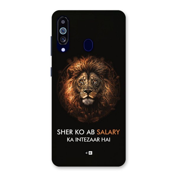 Sher On Salary Back Case for Galaxy A60