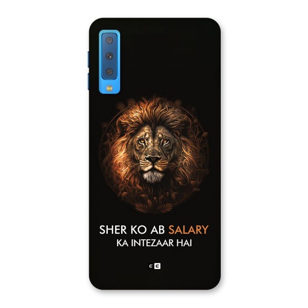 Sher On Salary Back Case for Galaxy A7 (2018)