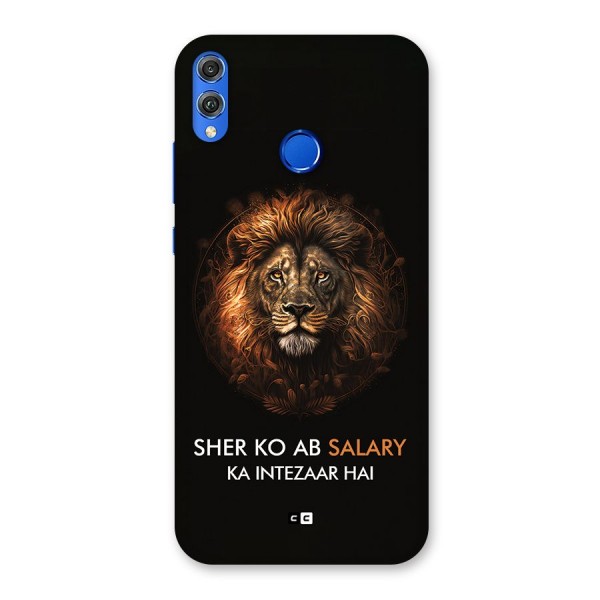 Sher On Salary Back Case for Honor 8X